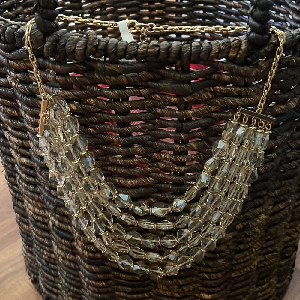 NEW Neiman Marcus Beaded Layered Necklace